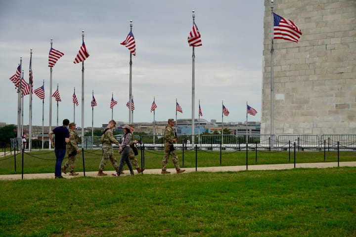 A climb atop the Washington Monument